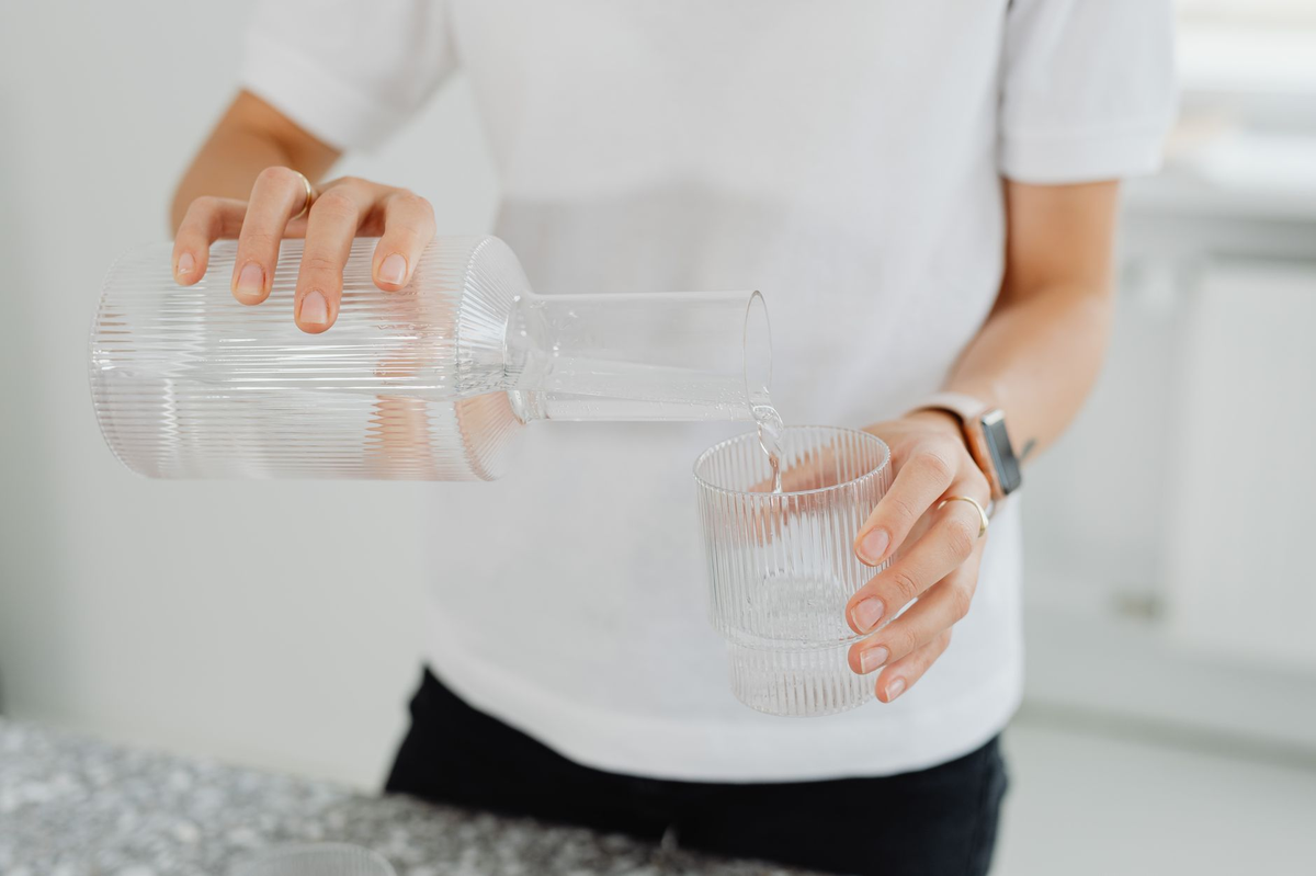 水を注ぐ様子